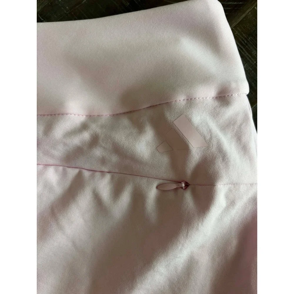Adidas Women Ultimate Frill Golf Skirt Skort Clear Pink JX9159 Small NWT - Picture 8 of 9